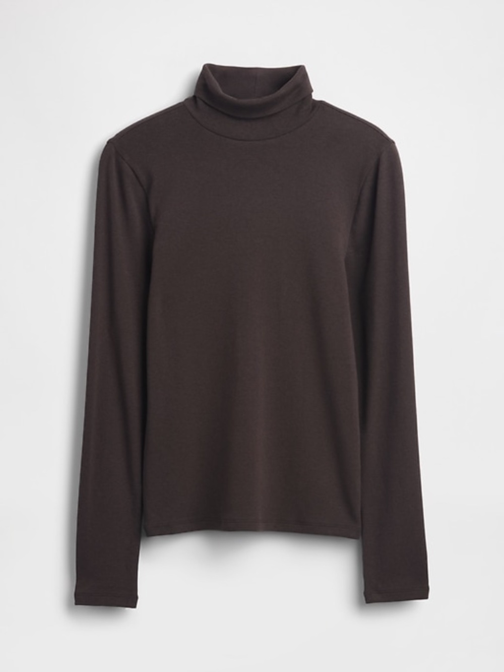 gap | modern turtleneck | cotton blend | brown | size: us xxl - Picture 6 of 6